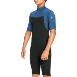 Quiksilver 2/2 Everyday Sessions Short Sleeve Back Zip Springsuit - Big Boys' -Lib Tech Sales Shop quiksilver 2 2 everyday sessions short sleeve back zip springsuit big boys 2