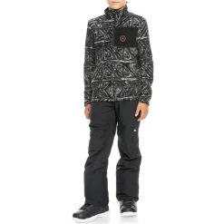 Quiksilver Aker Half Zip Fleece - Boys' -Lib Tech Sales Shop quiksilver aker half zip fleece boys 12