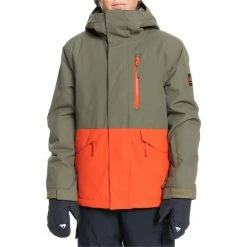 Quiksilver Mission Solid Jacket - Boys' -Lib Tech Sales Shop quiksilver mission solid jacket boys 4 1